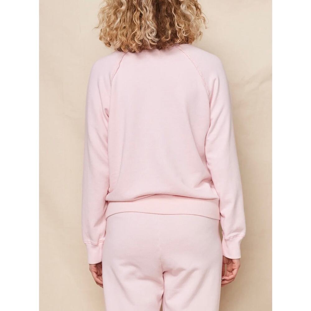 $124 New Sundry Raglan Sweatshirt - Pink - Small - Picture 2 of 10